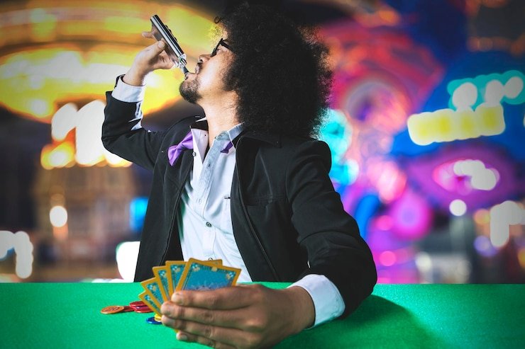 Pengguna menikmati game mobile dengan antarmuka bersih dan tombol besar di pgdewa
